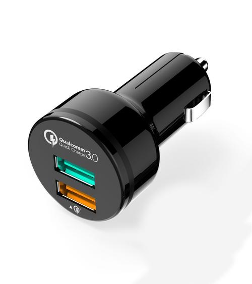 厂家直销 QC3.0 多功能智能汽车充电器 为出行注入高效动能